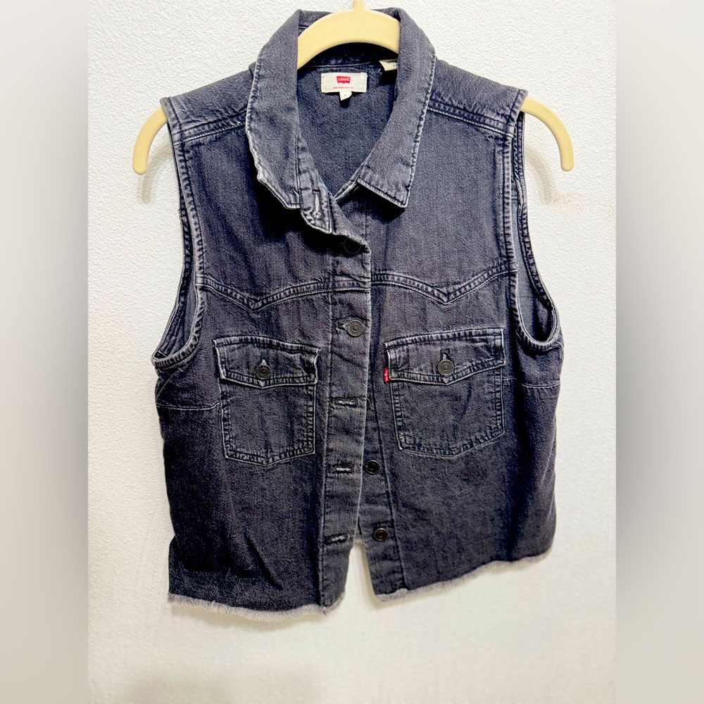 Levi’s Black Denim Vest